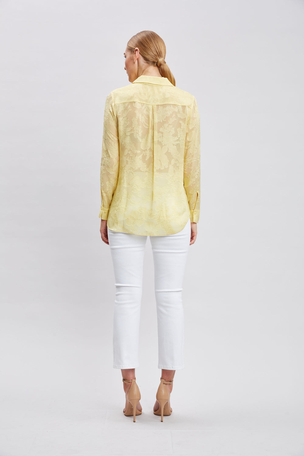 Silk Jacquard Utility Shirt | Elie Tahari SUN