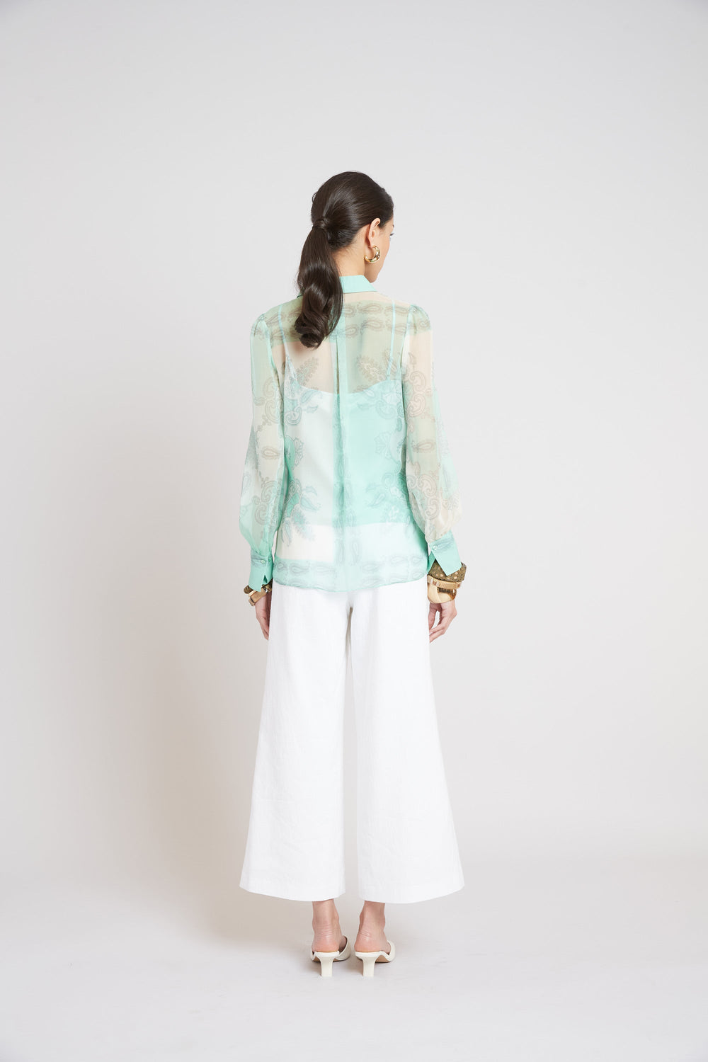 Silk Scarf Print Shirt | Elie Tahari MULTI