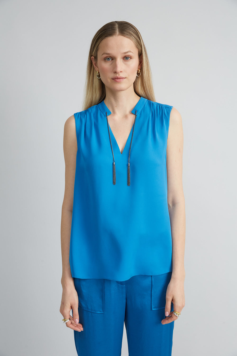 Silk Chain Shirt | Elie Tahari OCEAN