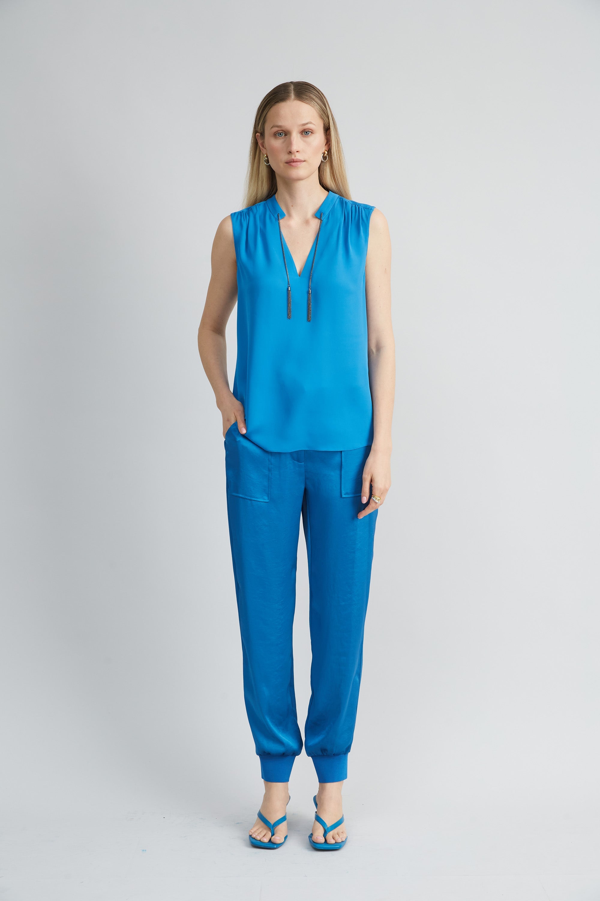 Silk Chain Shirt | Elie Tahari OCEAN