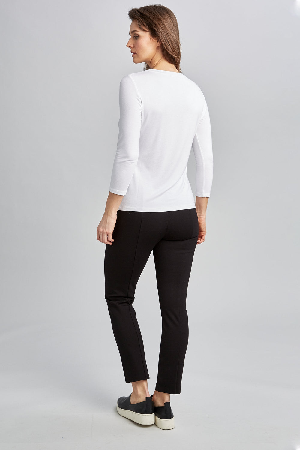 Elie Tahari - Asym 3/4 Twist Knit | Elie Tahari White