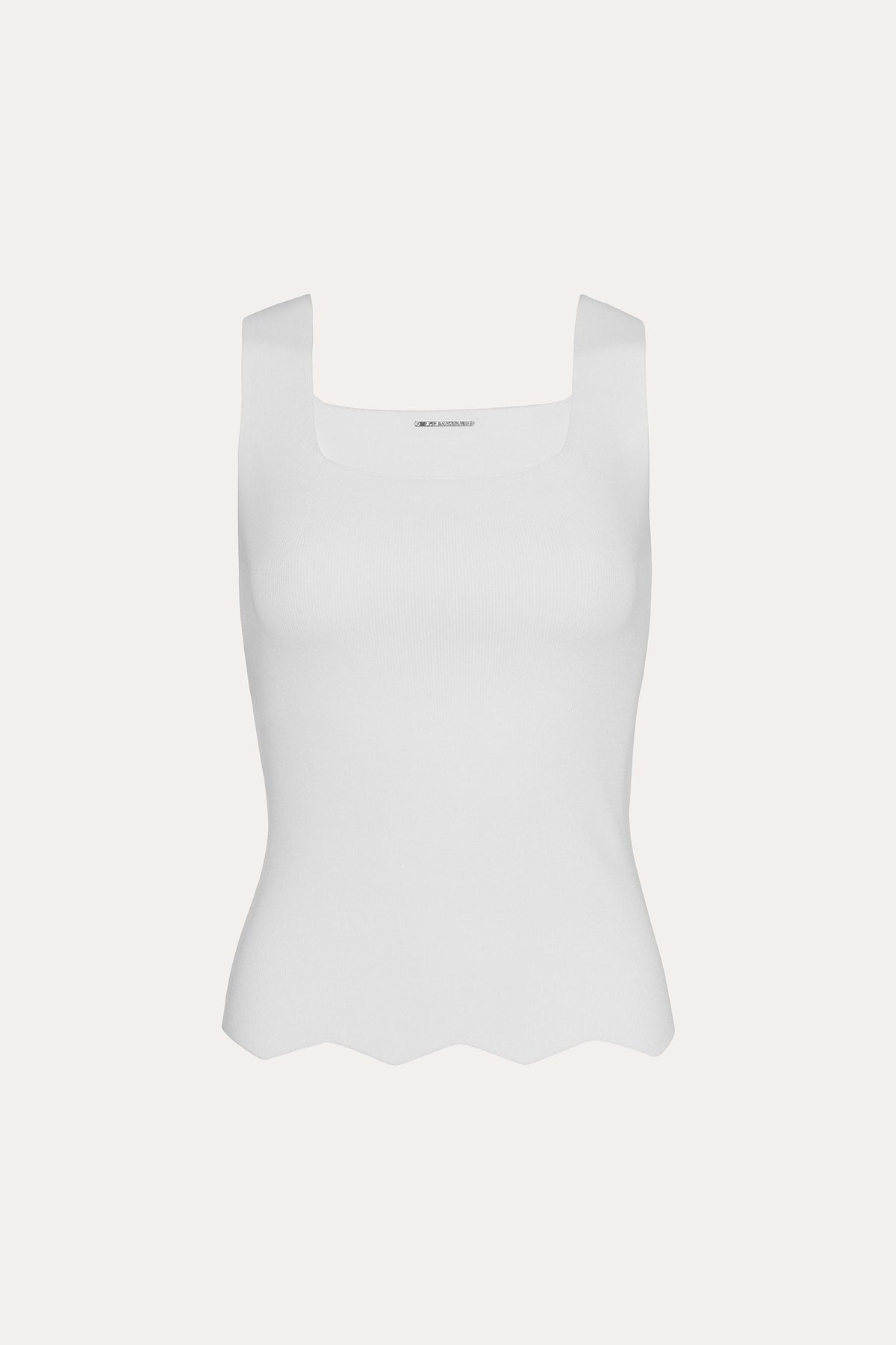 Scallop Hem Tank - HOLD | Elie Tahari PEARL