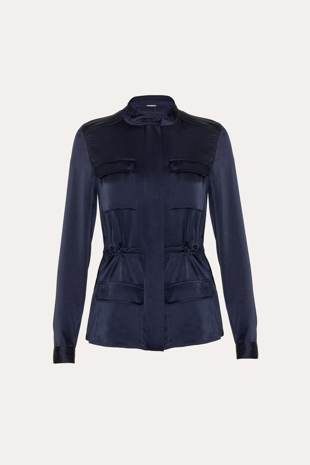 Olivia Utility Satin Jacket | Elie Tahari STARGAZER