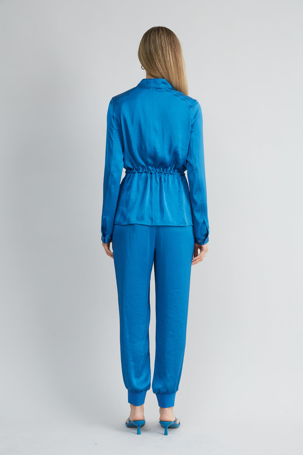 Satin Utility Jacket | Elie Tahari OCEAN