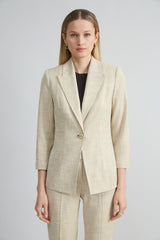 Mélange Blazer | Elie Tahari CASHEW MELANGE