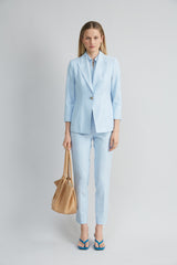 Mélange Blazer | Elie Tahari MIST BLUE