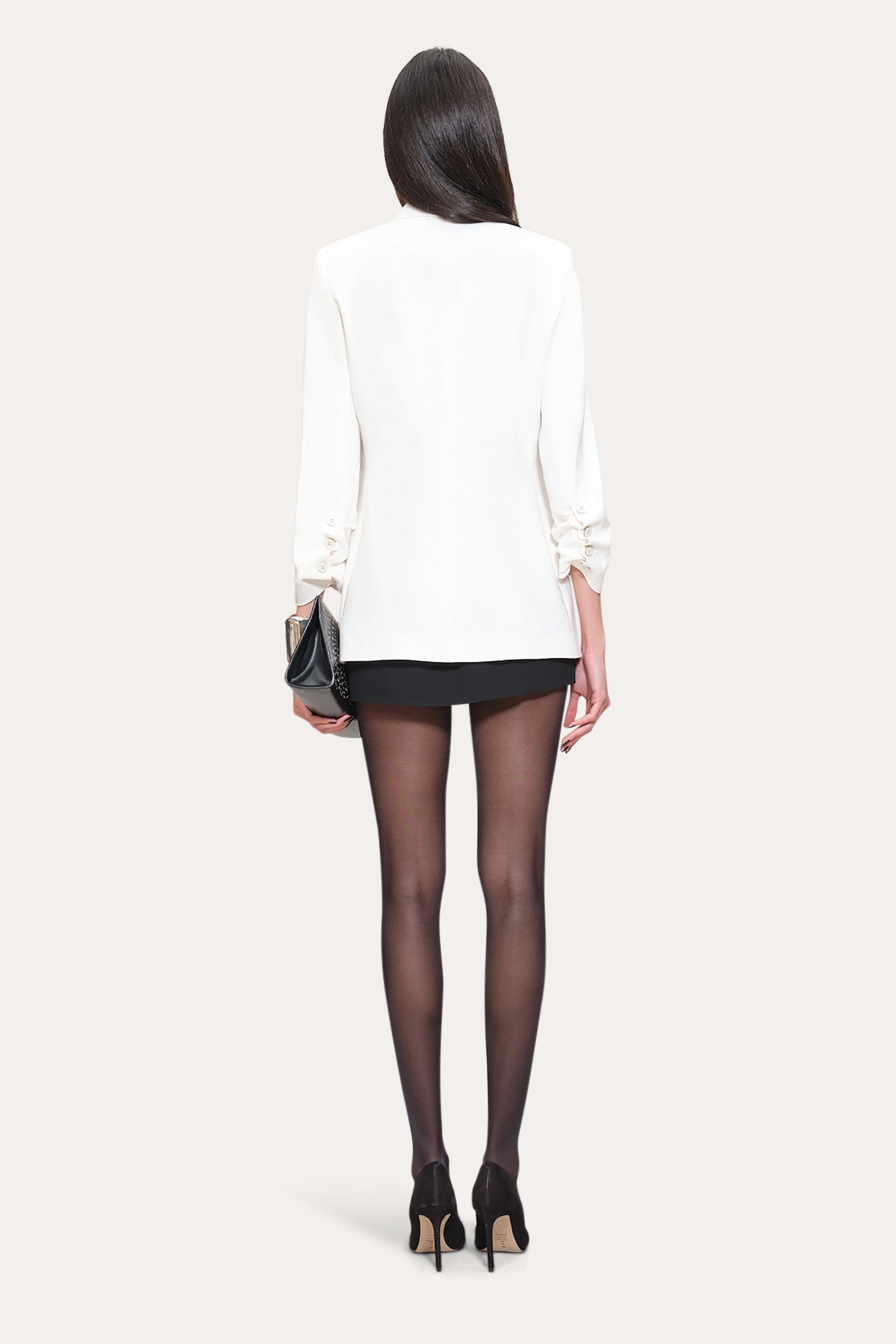 Ruched Sleeve Blazer | Elie Tahari FOAM