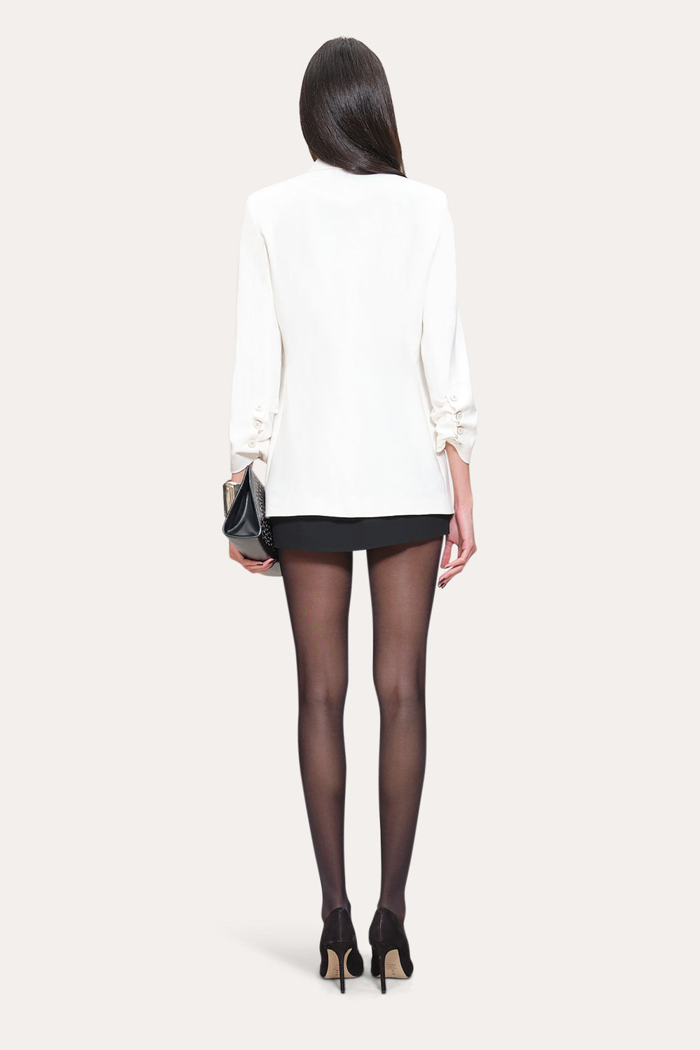 Ruched Sleeve Blazer | Elie Tahari FOAM