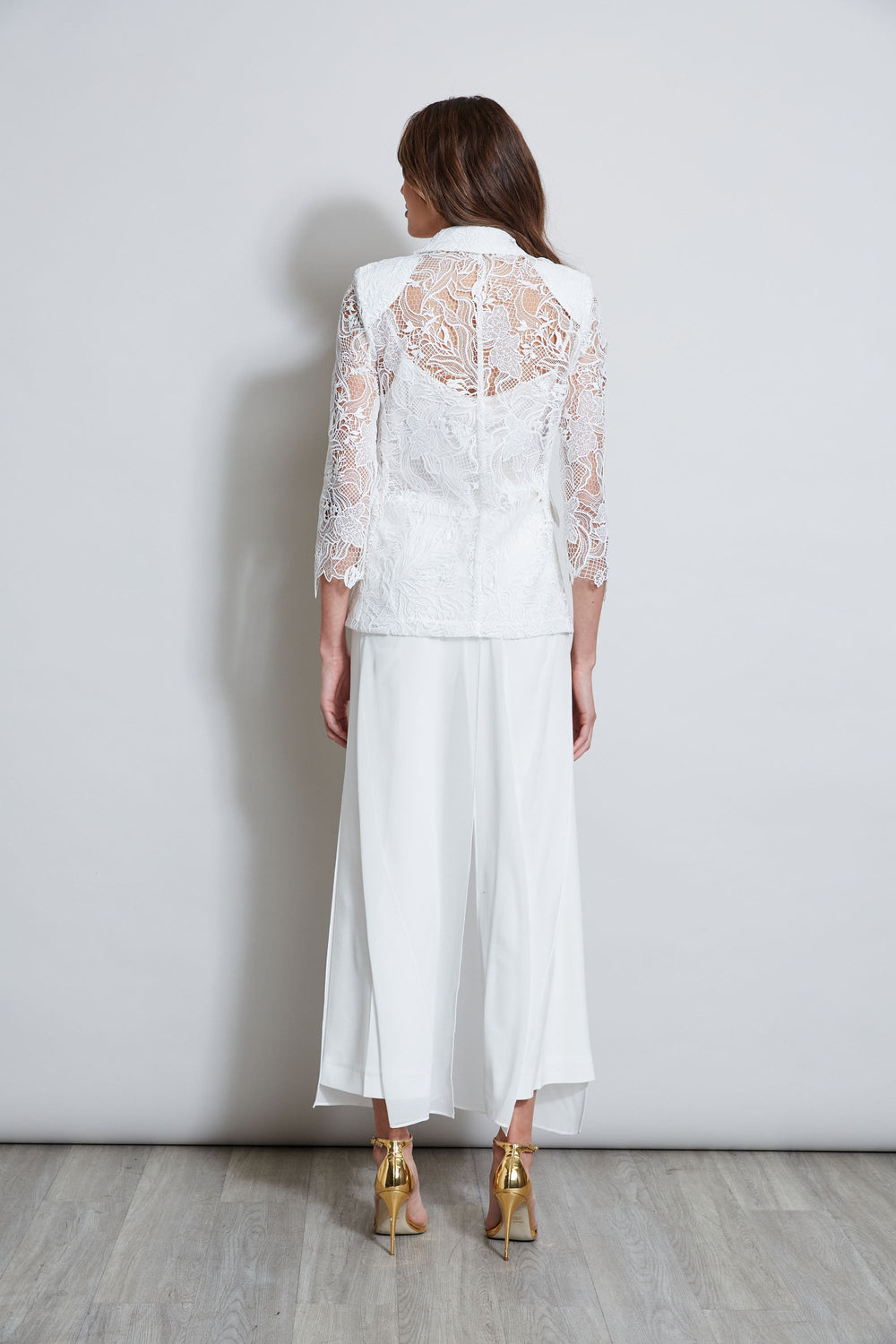 Double Breasted Lace Blazer | Elie Tahari FOAM