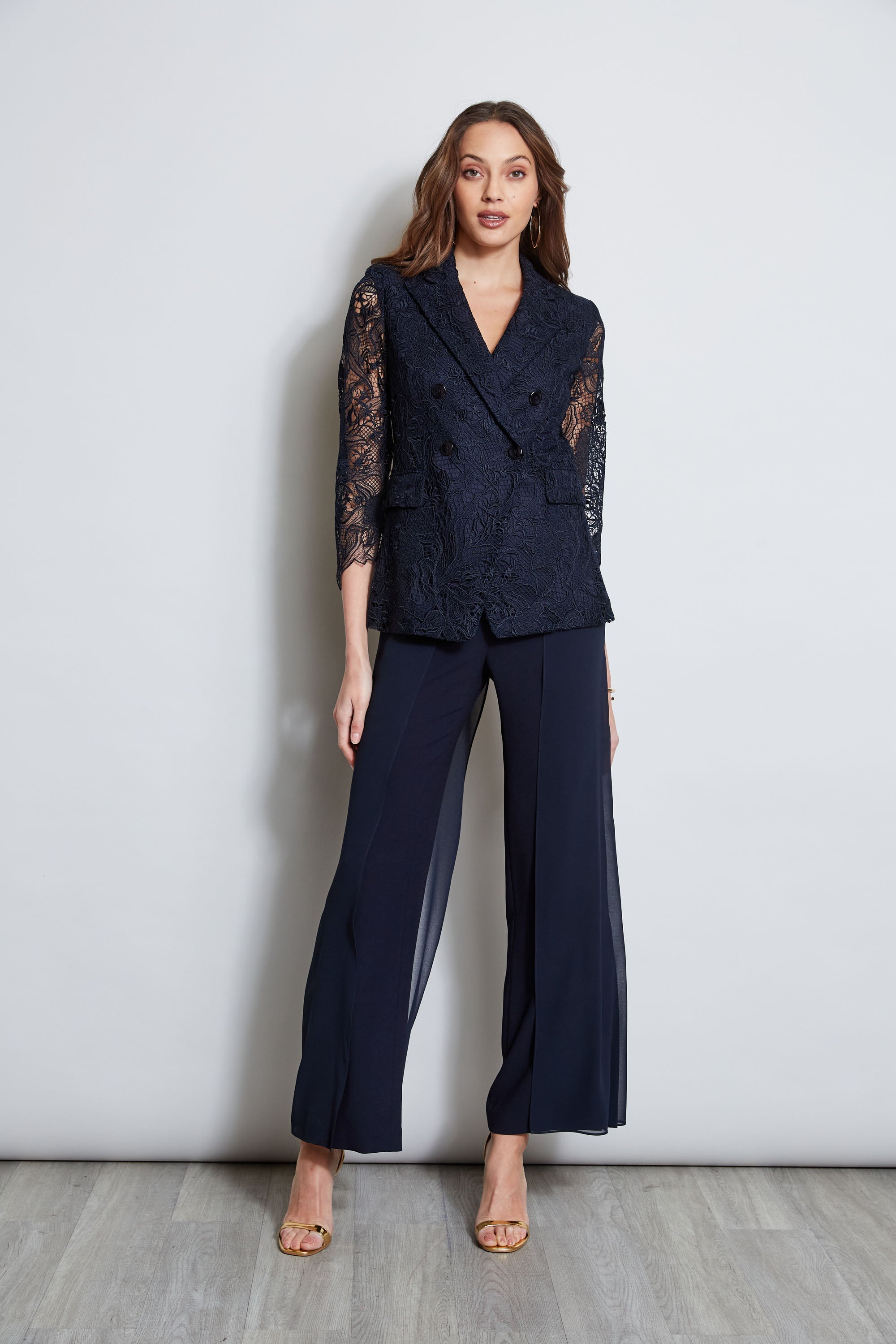 Double Breasted Lace Blazer | Elie Tahari STARGAZER