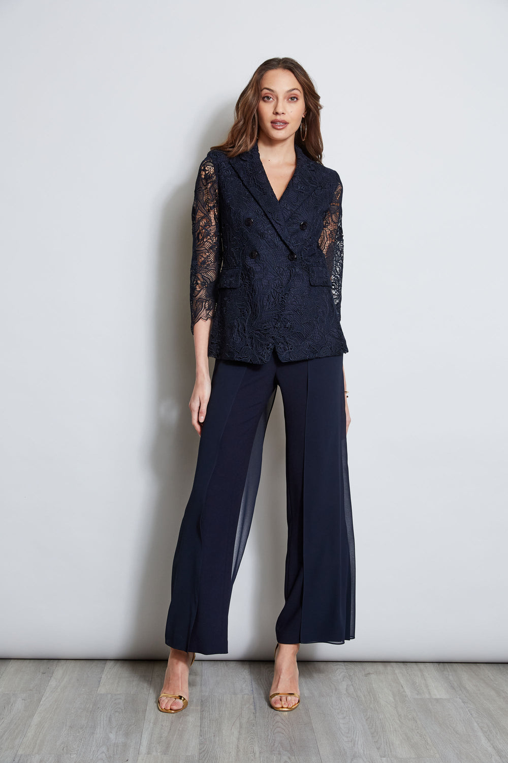 Double Breasted Lace Blazer | Elie Tahari STARGAZER