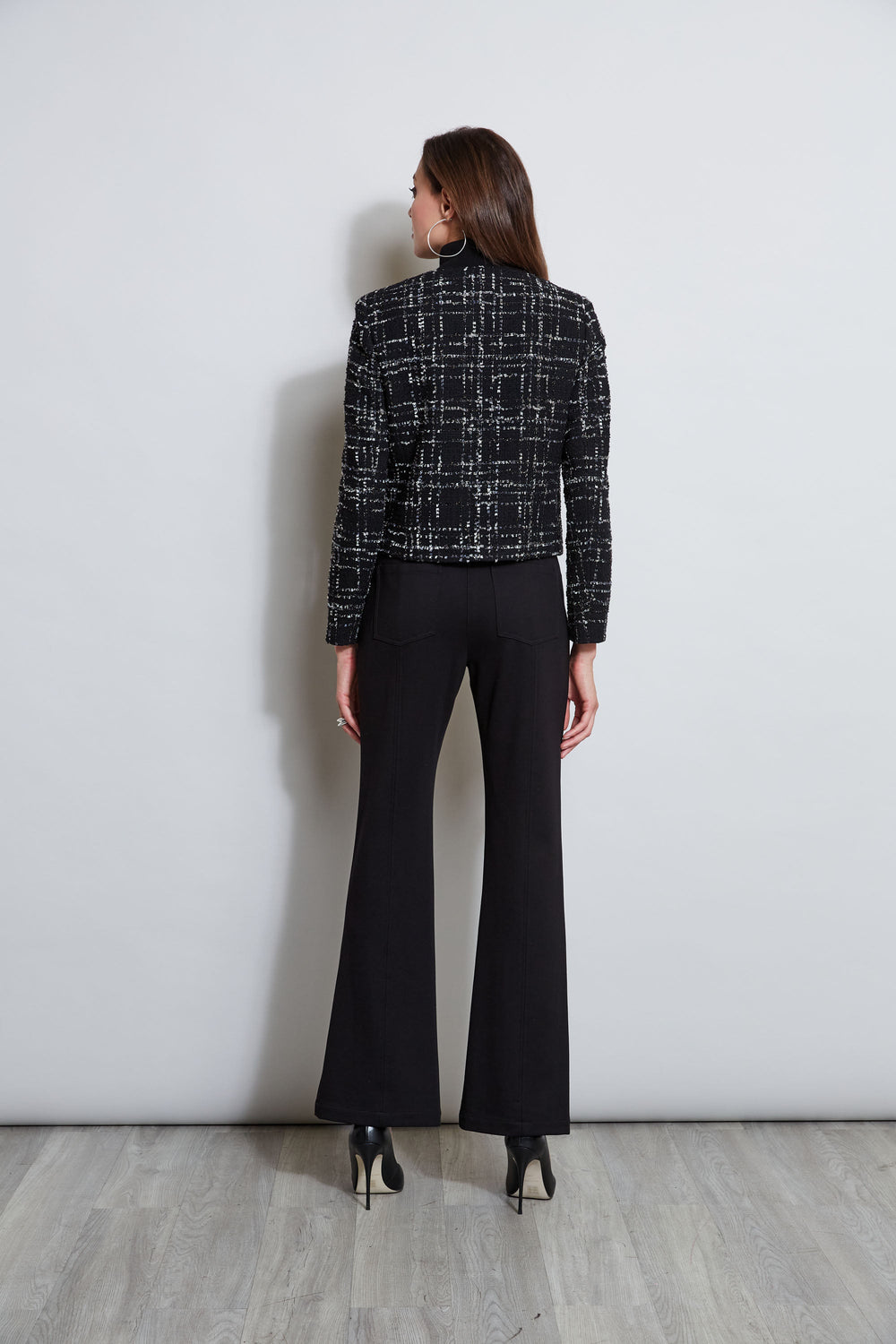 Metallic Kissed Tweed Jacket | Elie Tahari BLACK MULTI