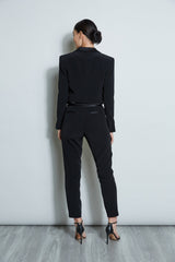 Cropped Tuxedo Jacket | Elie Tahari BLACK