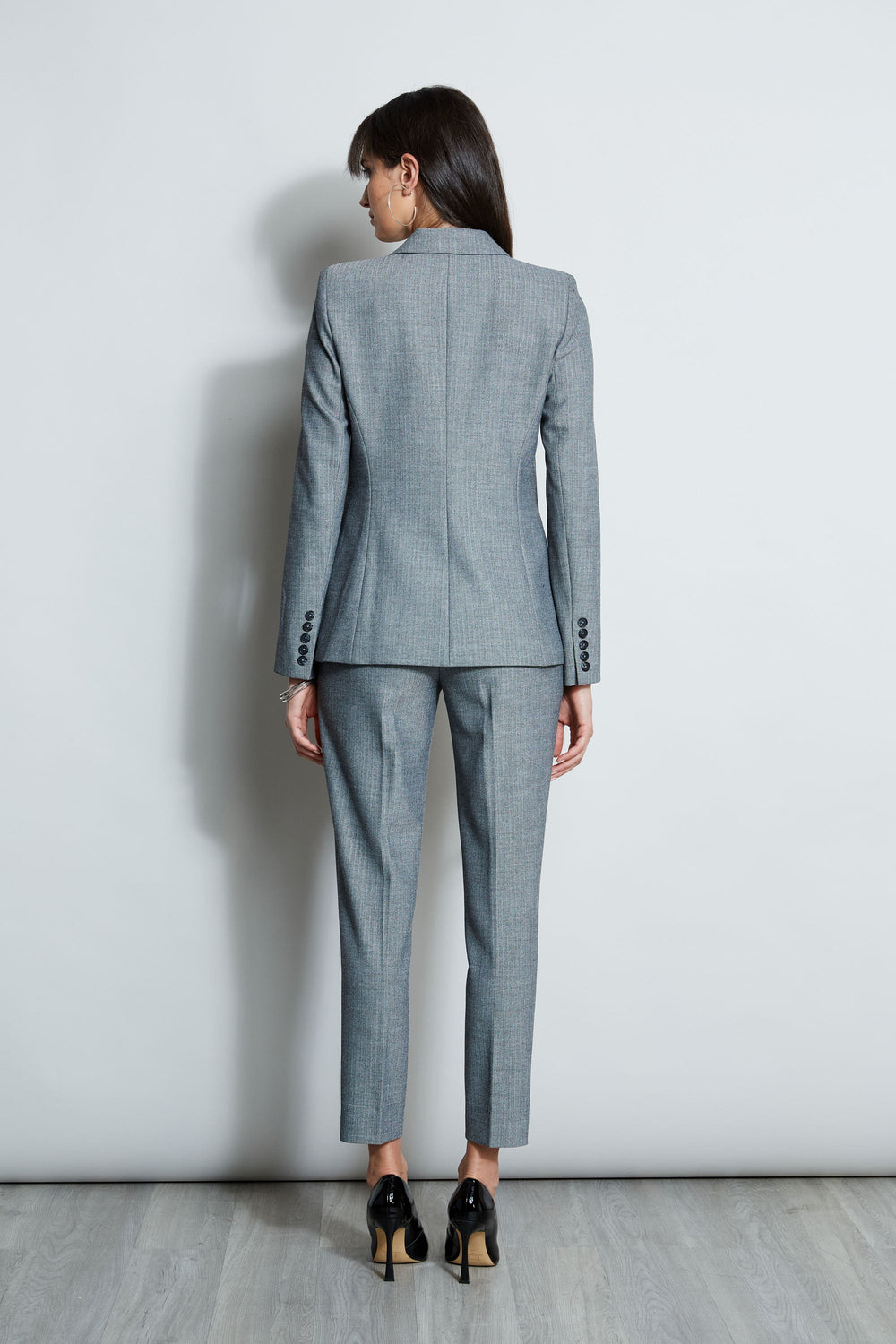 Herringbone Panel Blazer | Elie Tahari MULTI