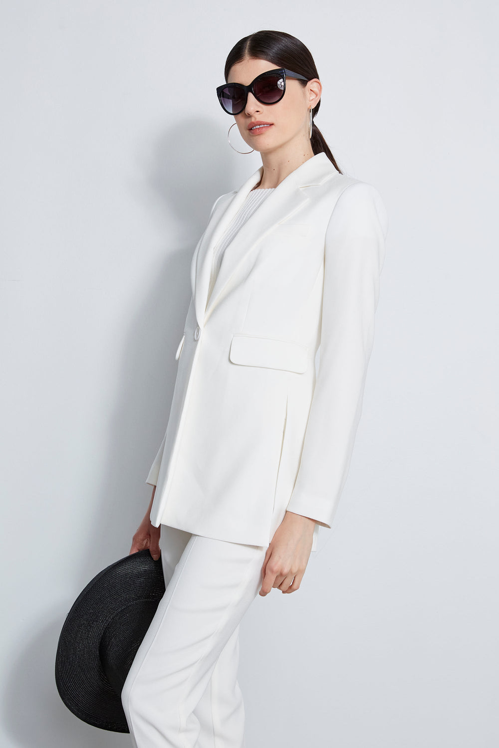 Side Slit Blazer | Elie Tahari FOAM