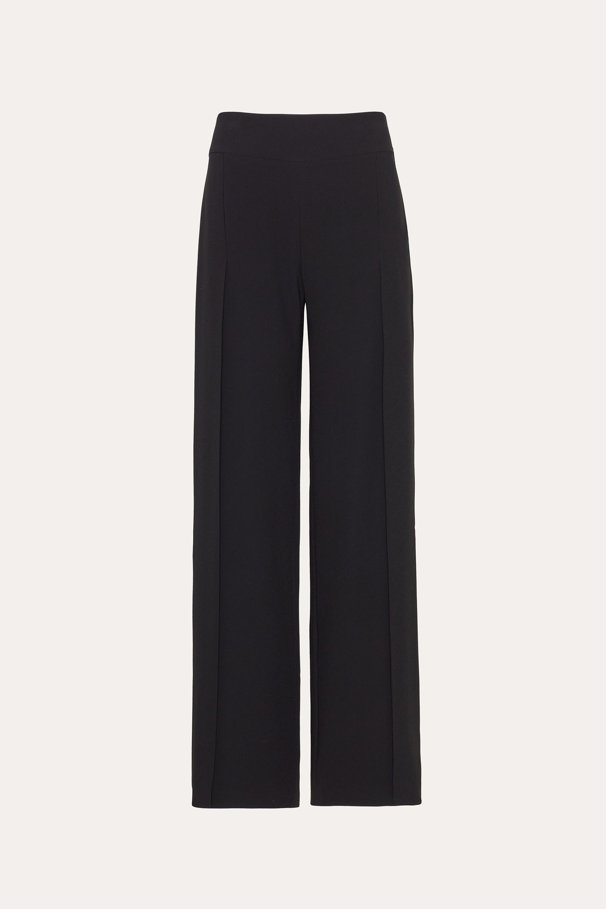 Crepe Overlay Slit Pant | Elie Tahari BLACK