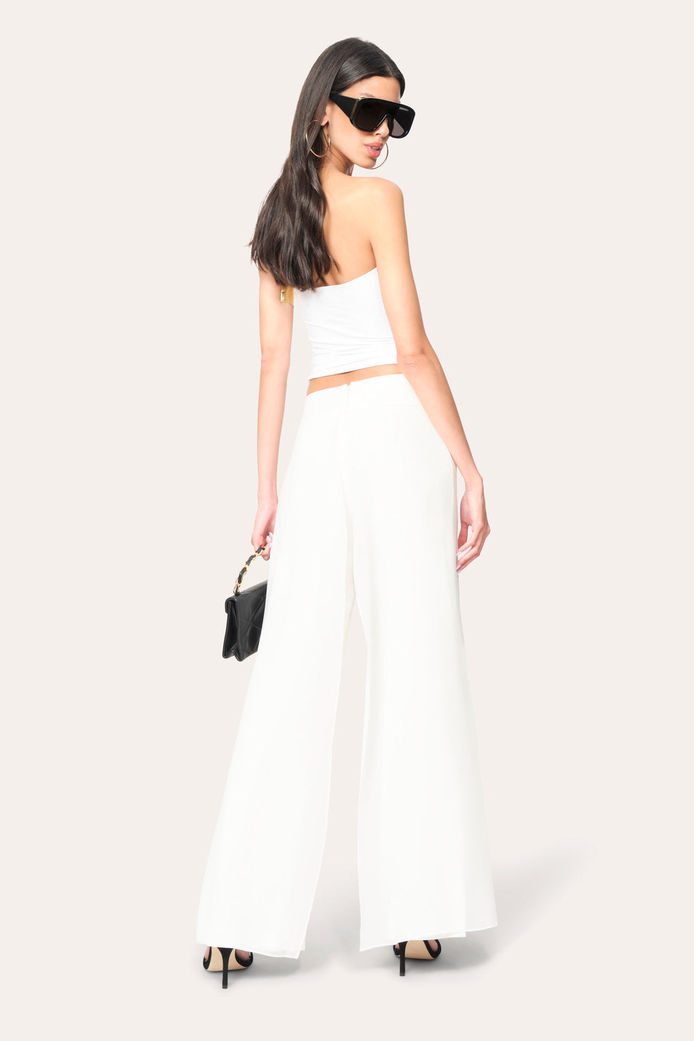 Chiffon Panel Pant | Elie Tahari FOAM