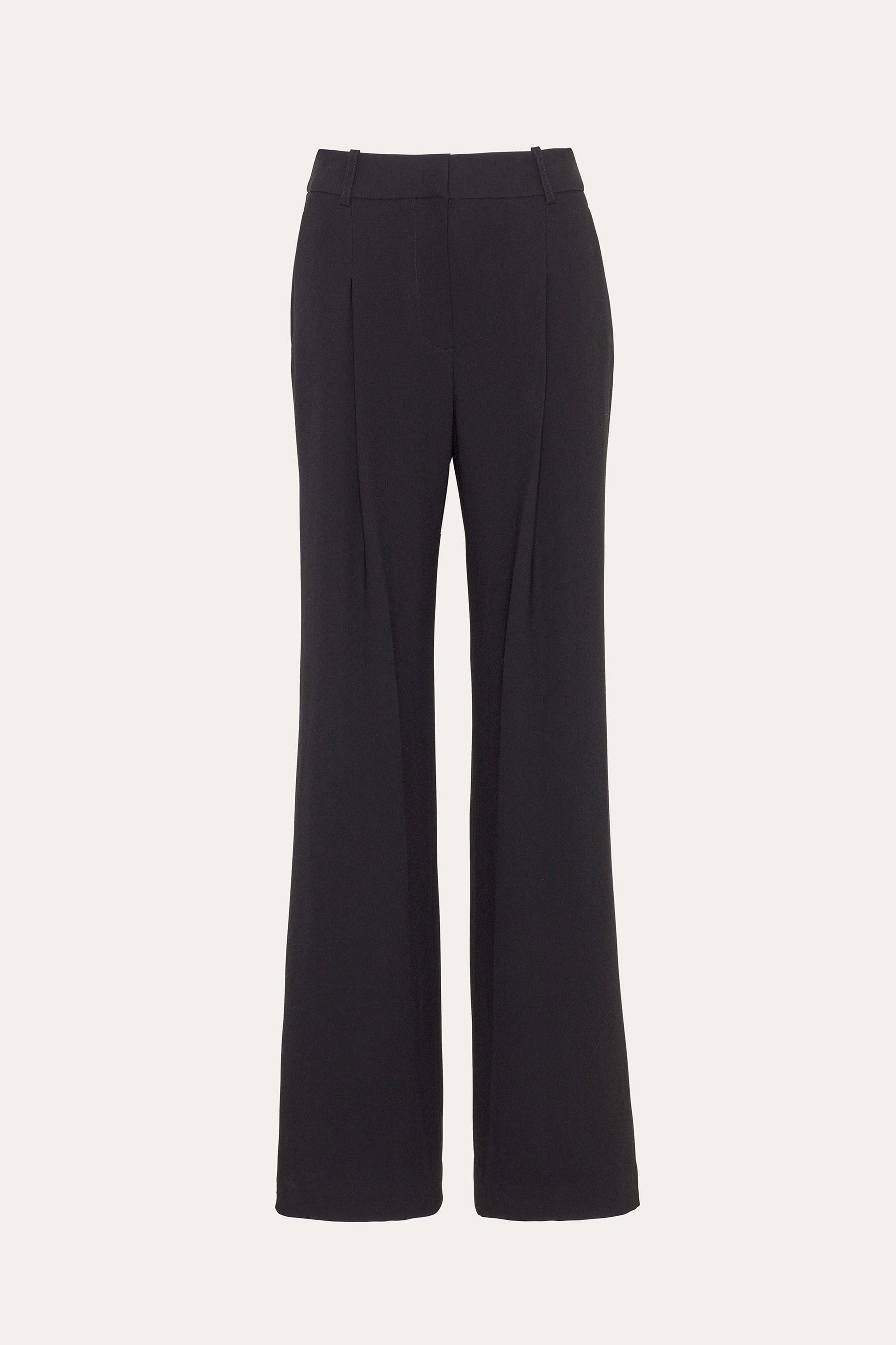 Pleated Crepe Pant | Elie Tahari BLACK