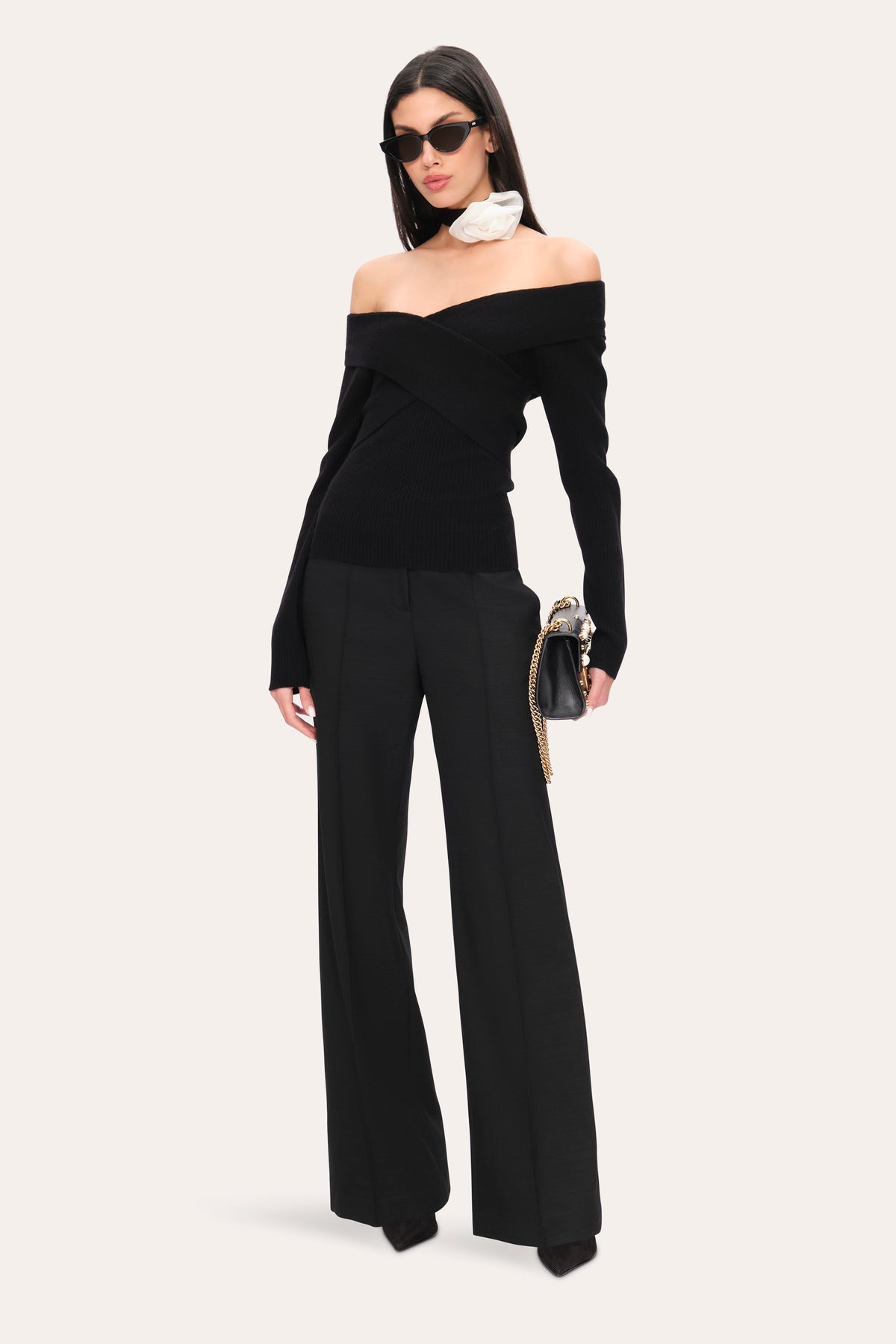 Wide Leg Pant | Elie Tahari BLACK