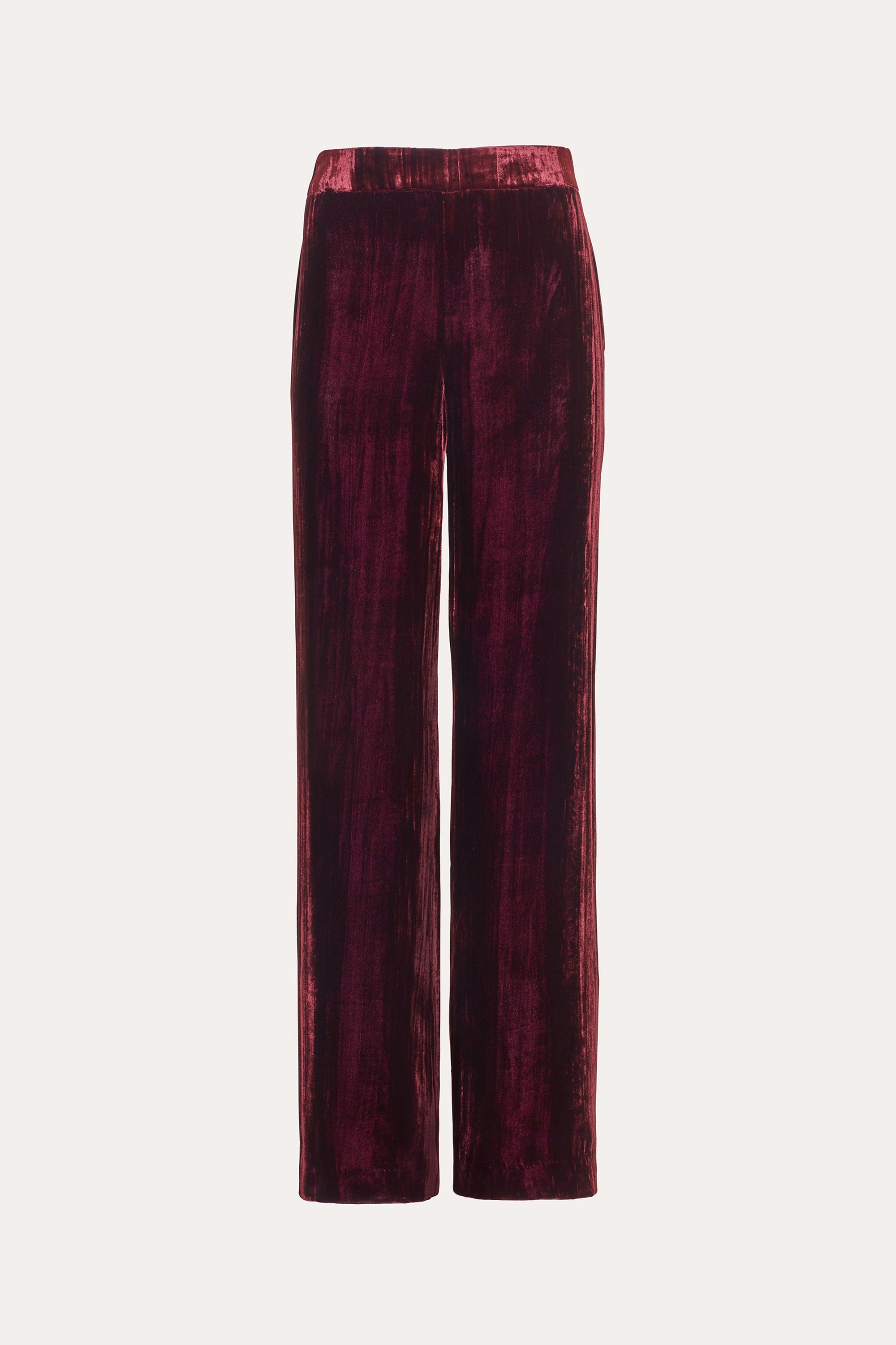 Velvet Fluid Pant | Elie Tahari BURGUNDY