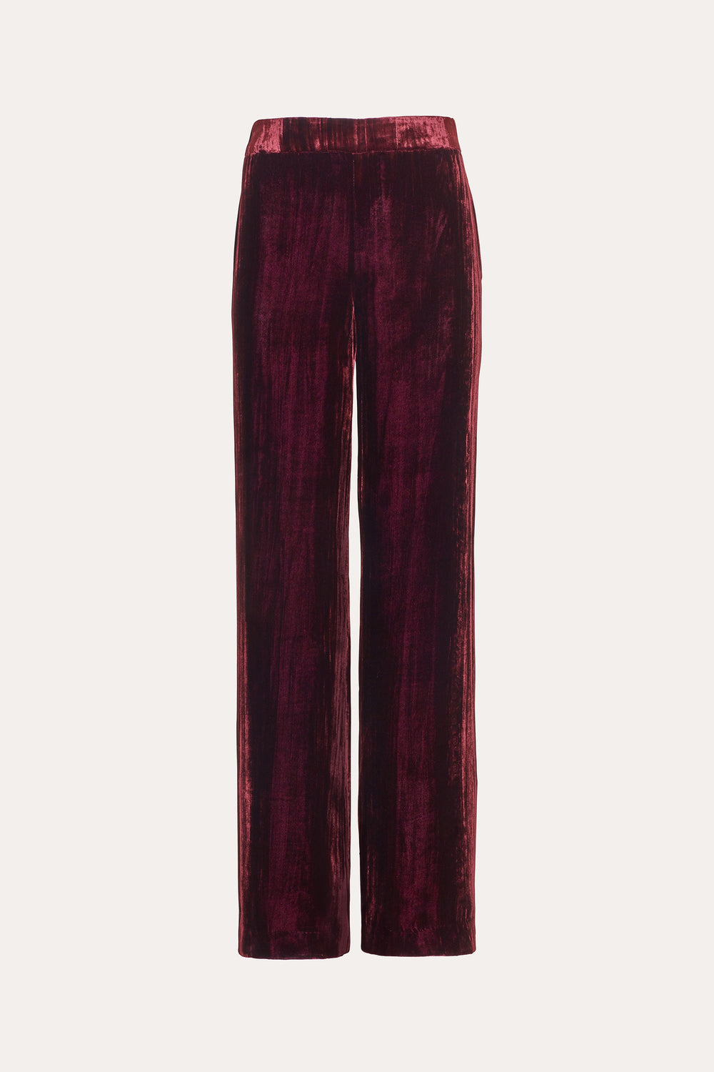 Velvet Fluid Pant | Elie Tahari BURGUNDY