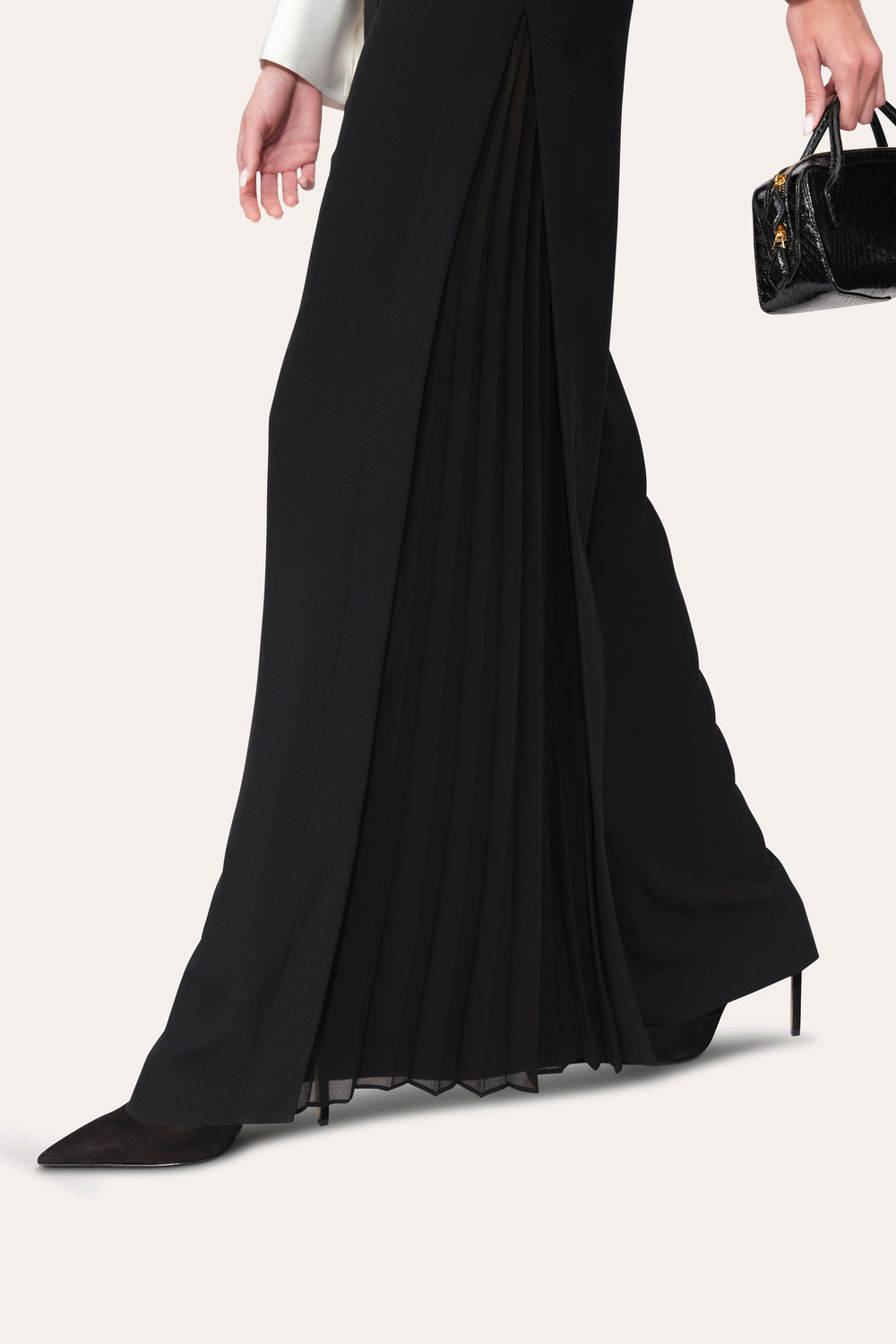 Fluid Pleated Pant | Elie Tahari BLACK