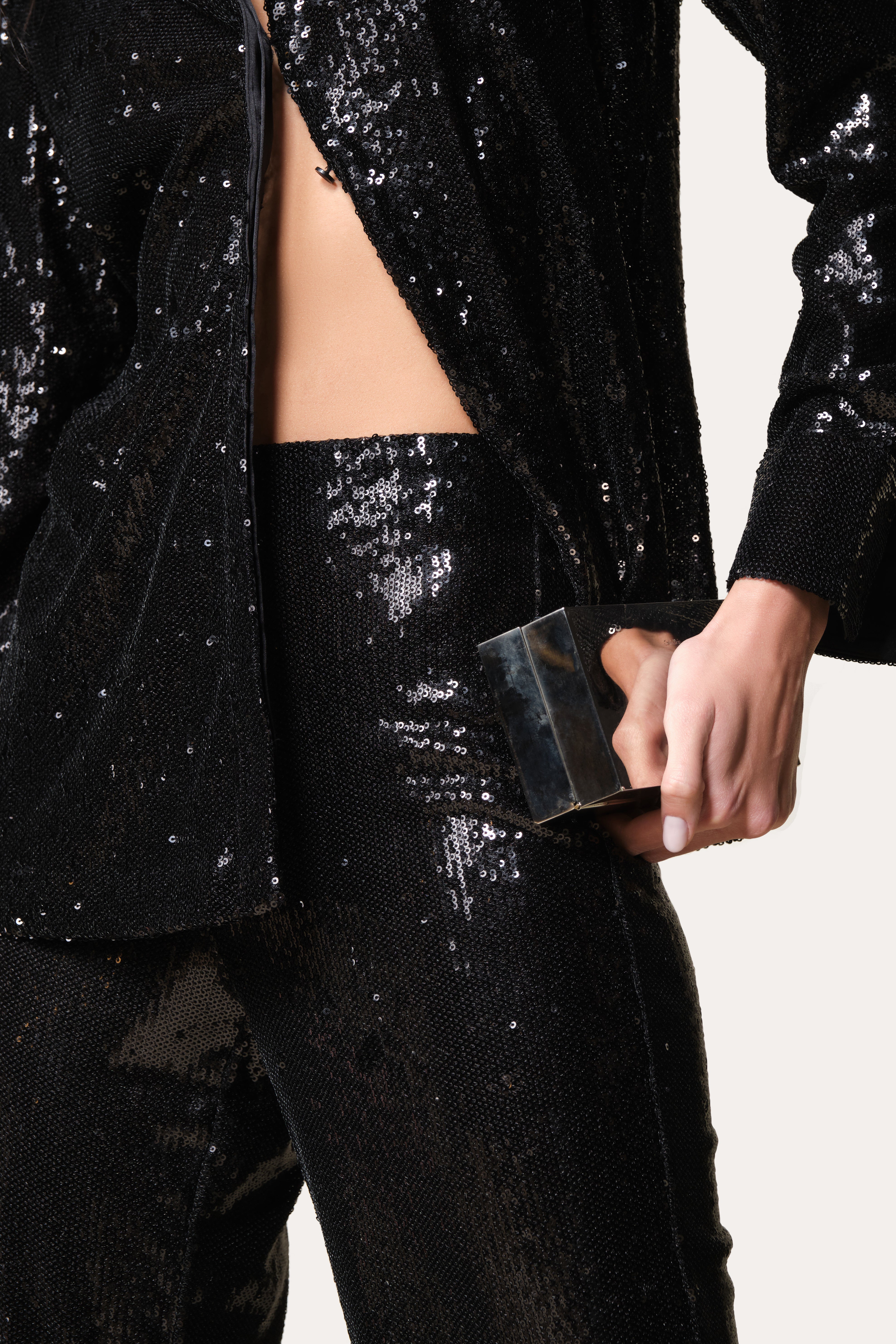 Sequined Pant | Elie Tahari BLACK