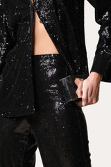 Sequined Pant | Elie Tahari BLACK