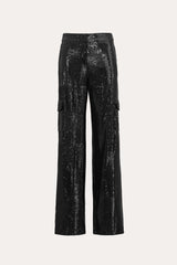 Sequin Pocket Pant | Elie Tahari BLACK