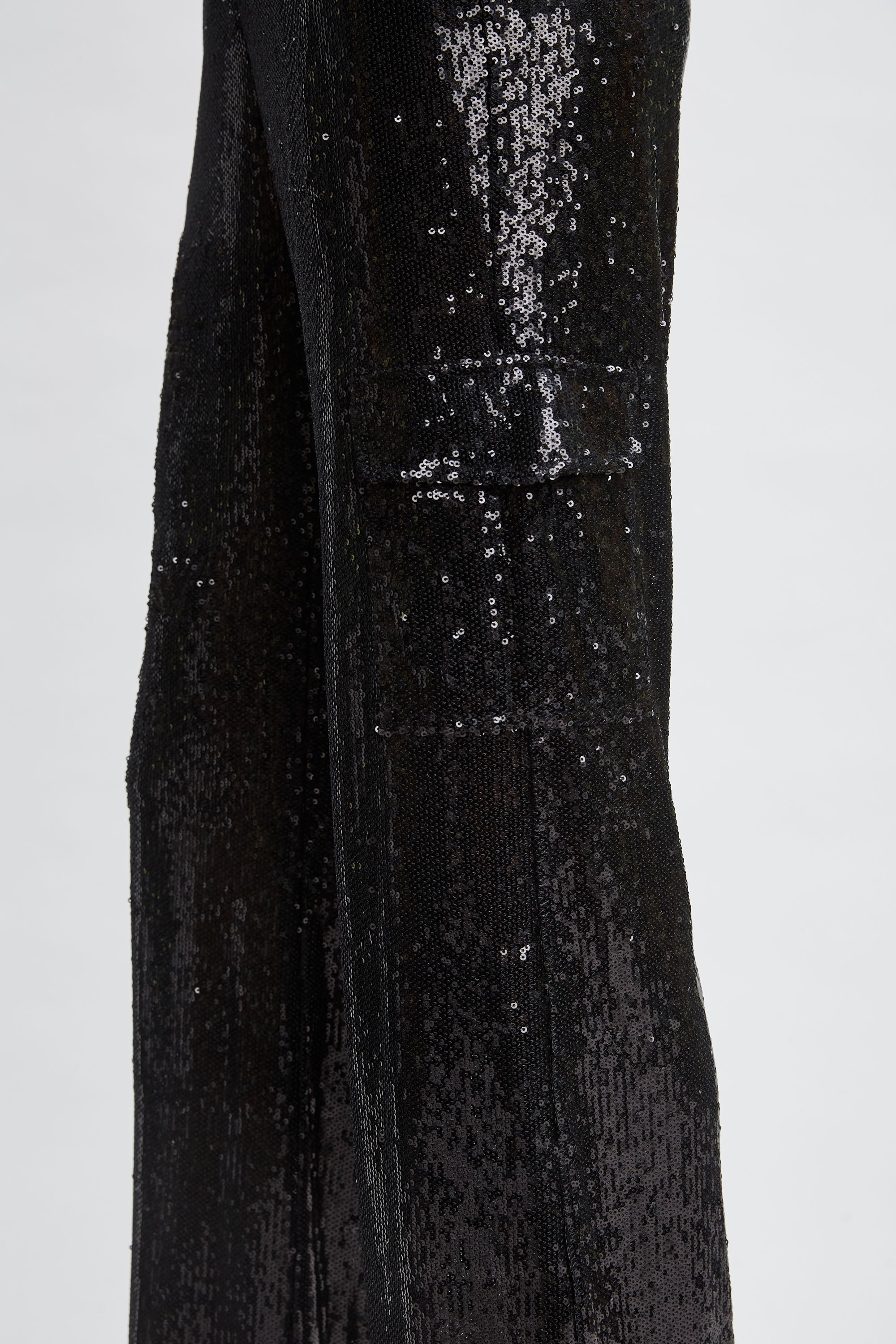 Sequin Pocket Pant | Elie Tahari BLACK