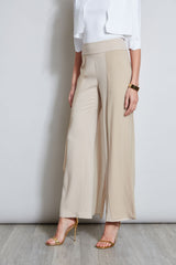 Chiffon Panel Pant | Elie Tahari ISLAND SAND