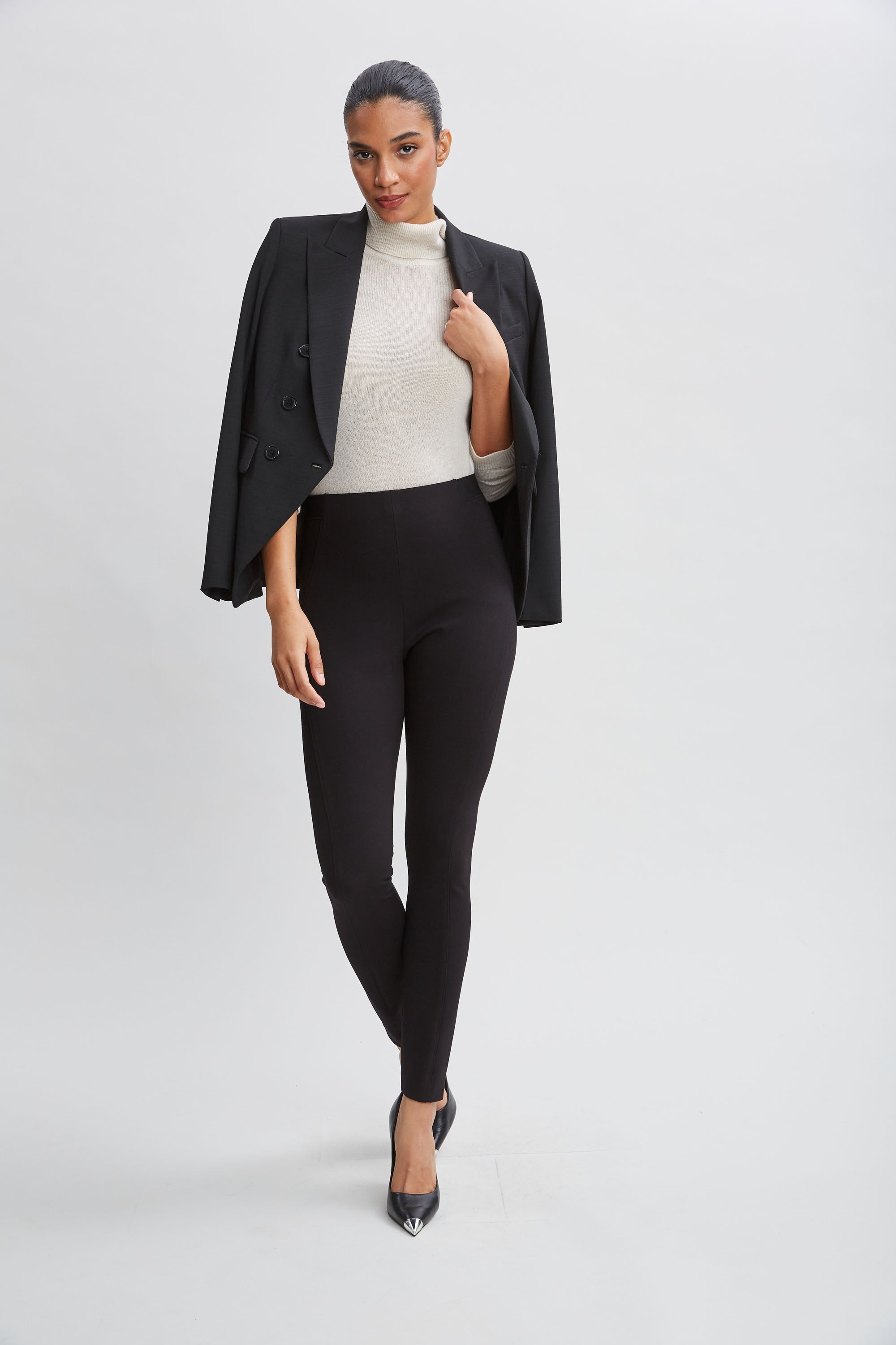 Contour Seam Leggings | Elie Tahari BLACK