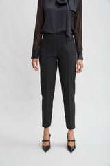 Pintuck Slim Pant | Elie Tahari BLACK