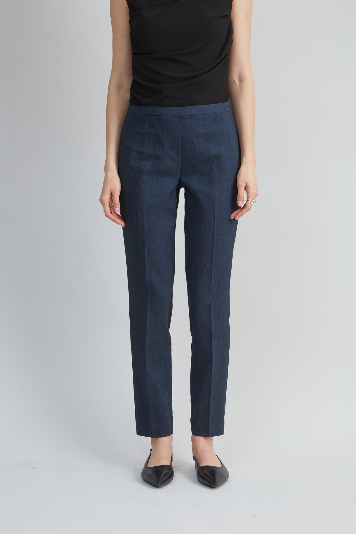 Slim Linen Pant | Elie Tahari STARGAZER