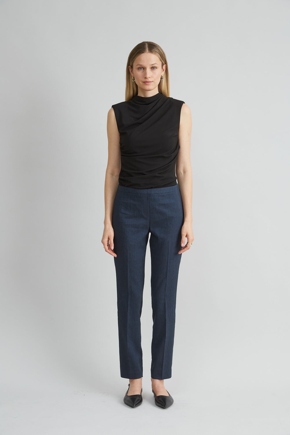 Slim Linen Pant | Elie Tahari STARGAZER