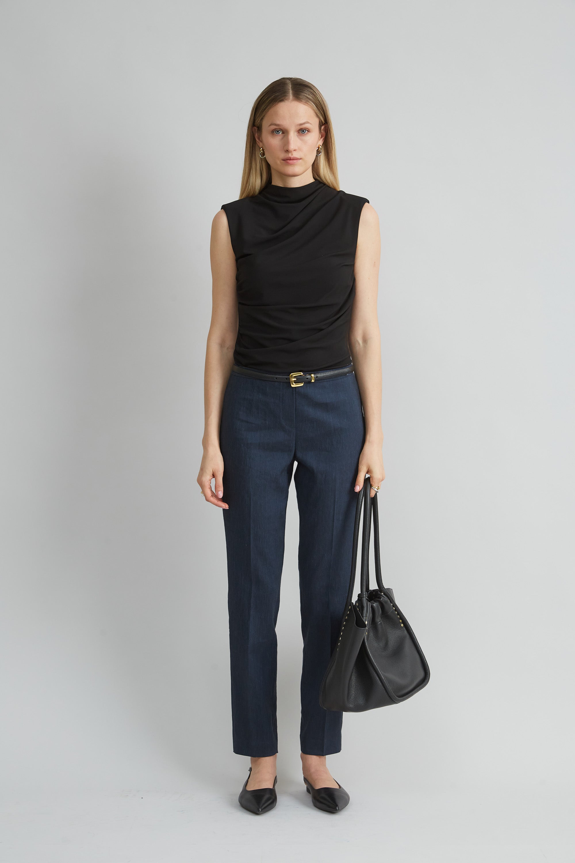 Slim Linen Pant | Elie Tahari STARGAZER