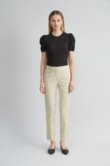 Melange Slim Pant | Elie Tahari CASHEW MELANGE