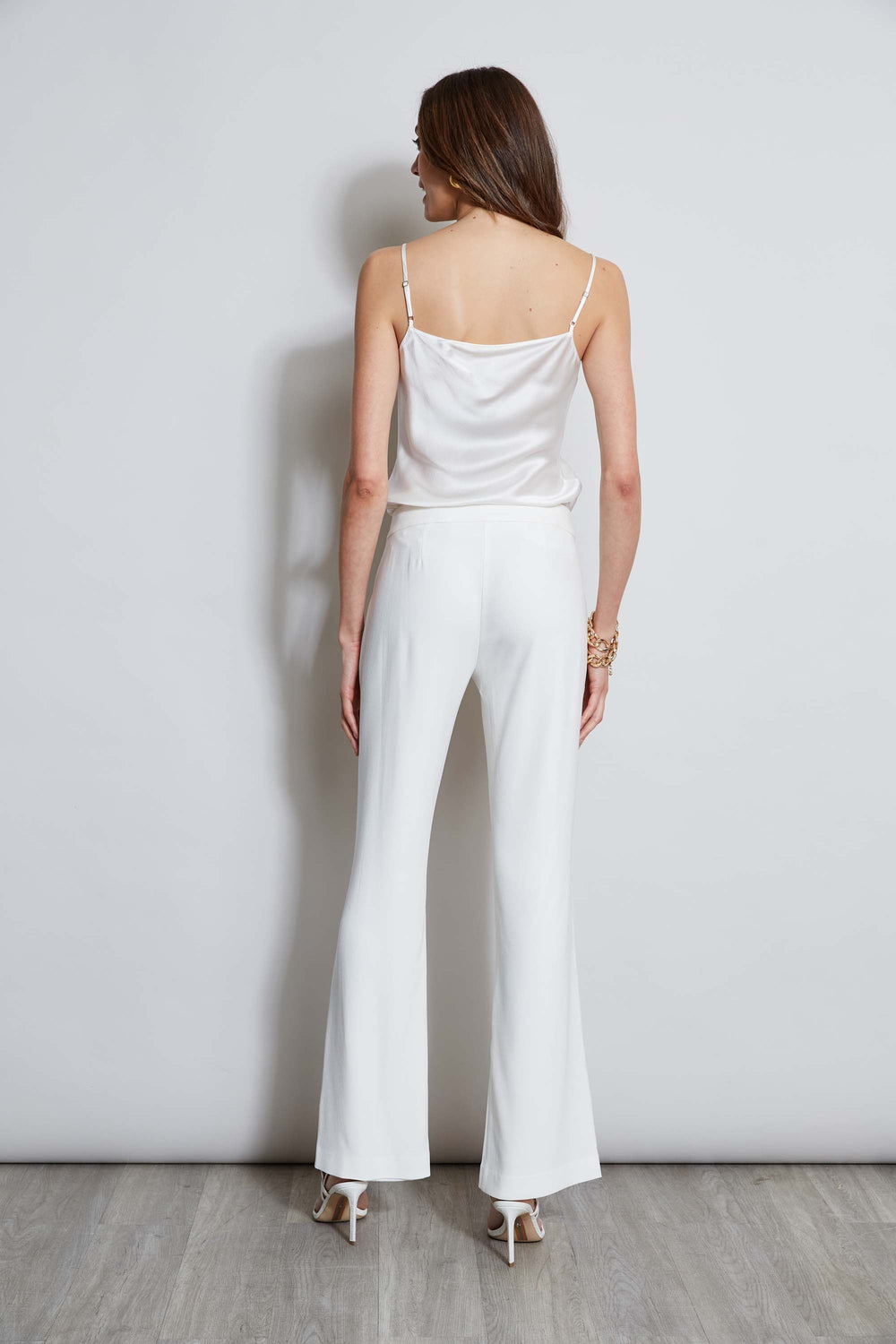 Lace Trim Fit & Flare Pant | Elie Tahari FOAM