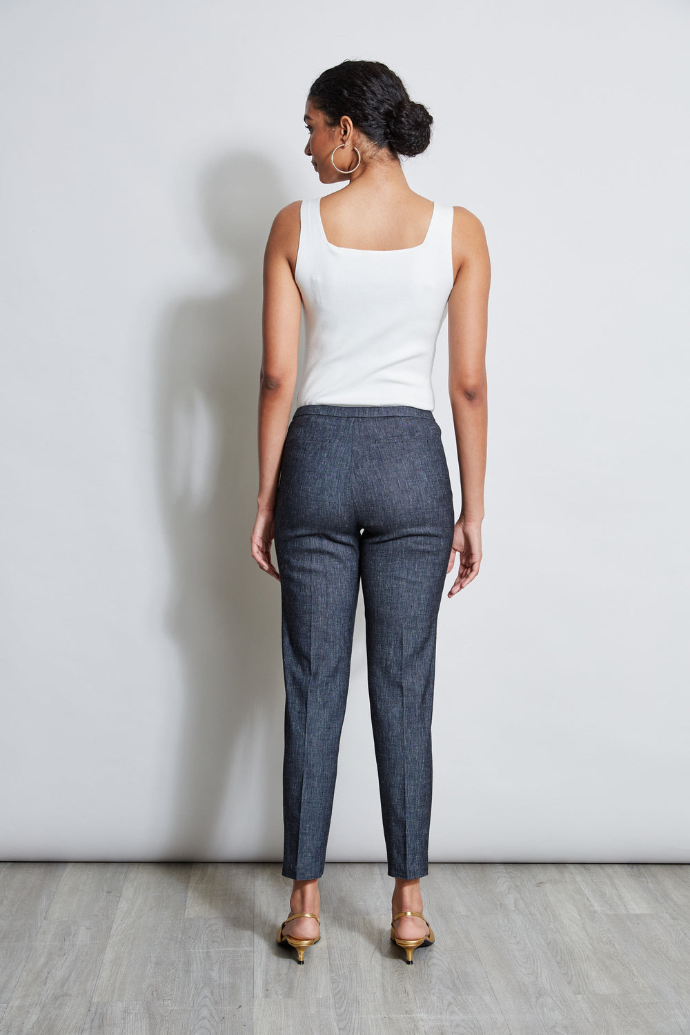 Slim Linen Pant | Elie Tahari DENIM