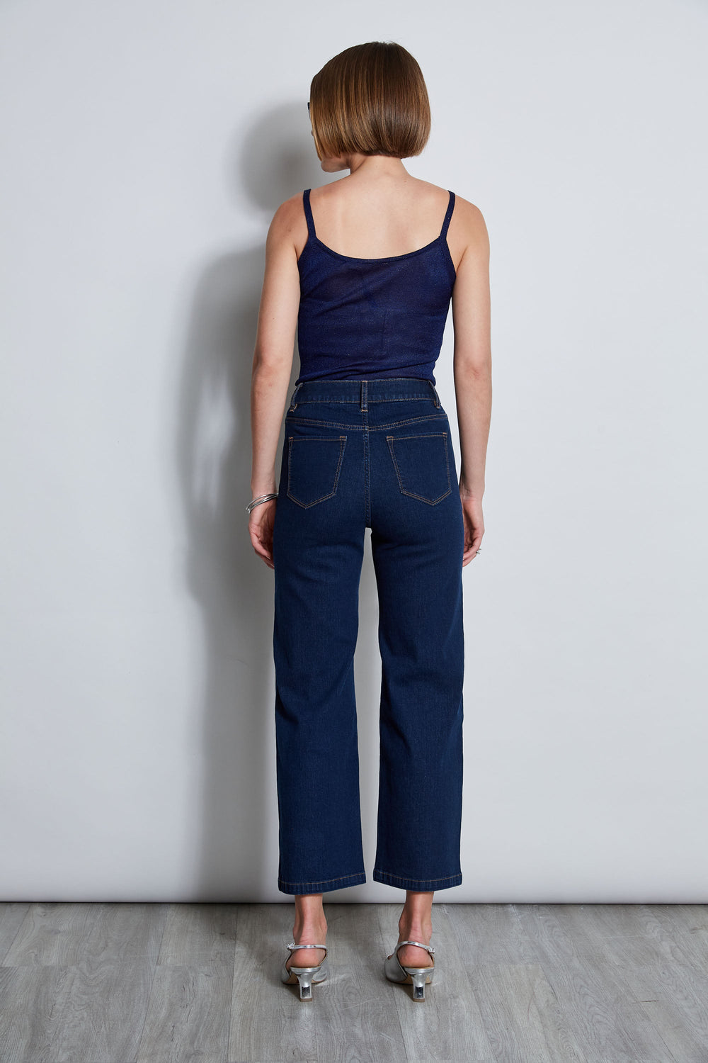 Wide Leg Jean | Elie Tahari DARK WASH