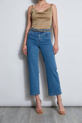 Wide Leg Jean | Elie Tahari MEDIUM WASH