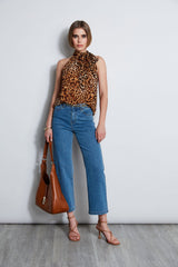 Wide Leg Jean | Elie Tahari MEDIUM WASH