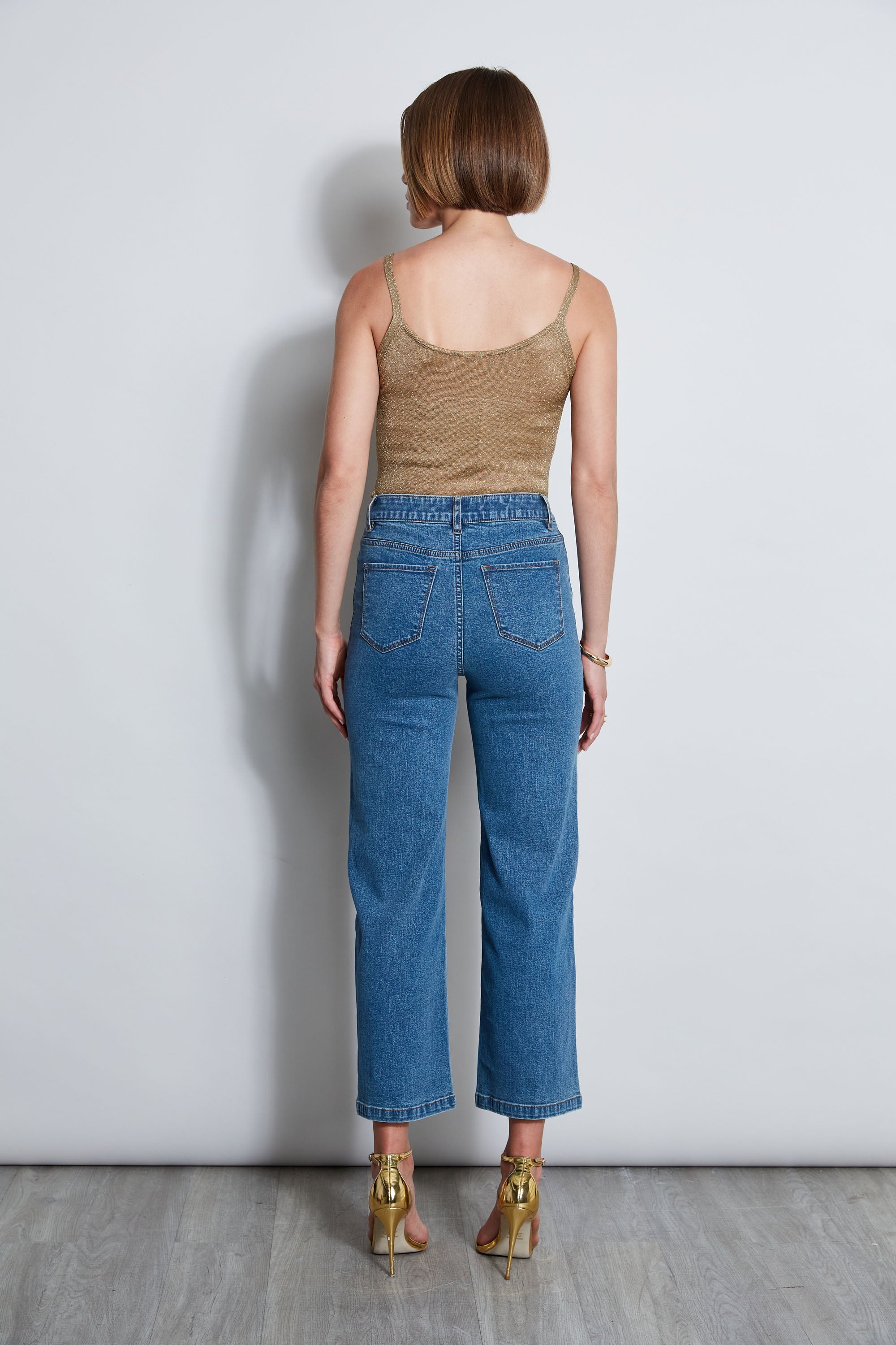 Wide Leg Jean | Elie Tahari MEDIUM WASH