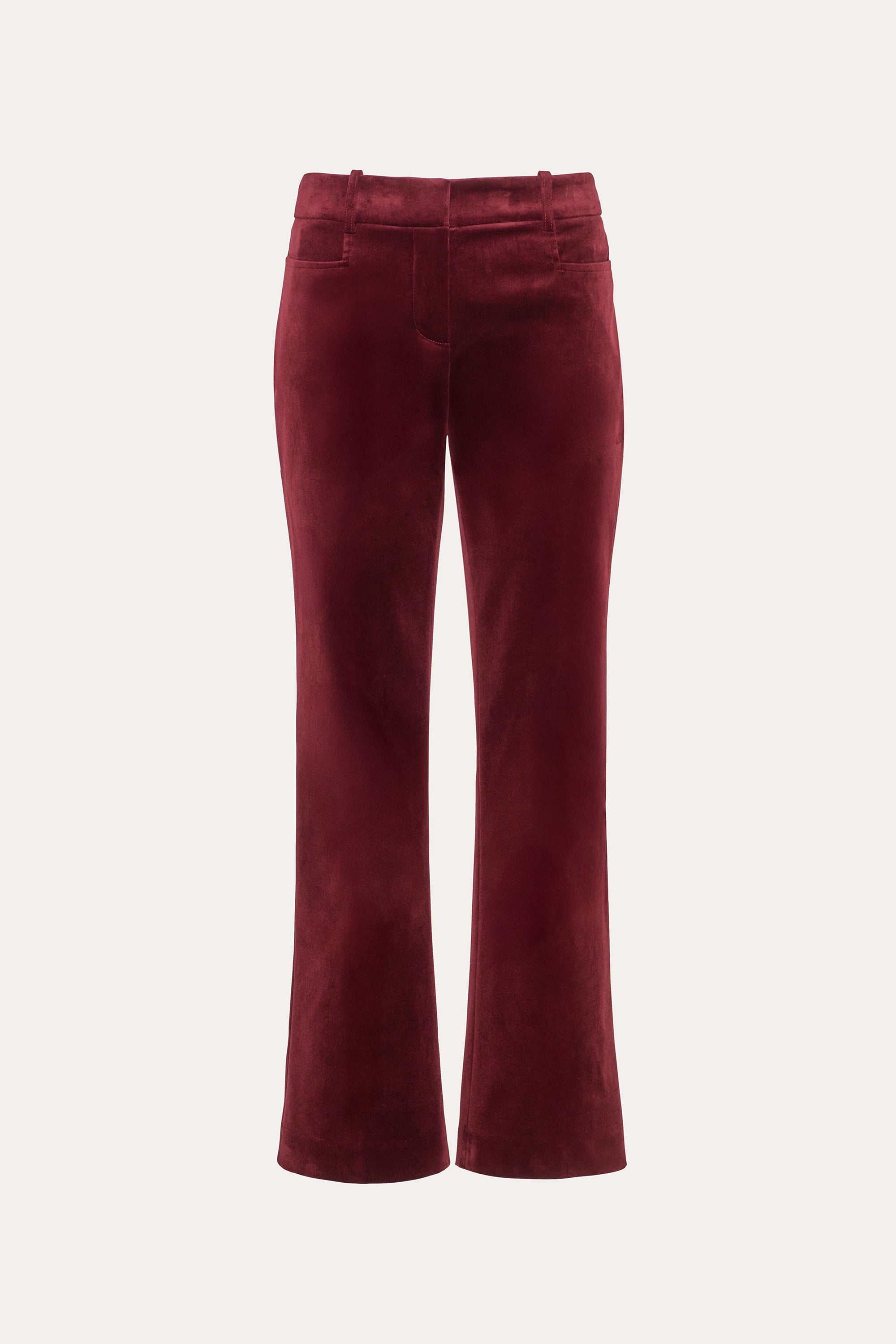 Cotton Velvet Flare | Elie Tahari SANGRIA