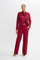 Wide Leg Pant | Elie Tahari SANGRIA