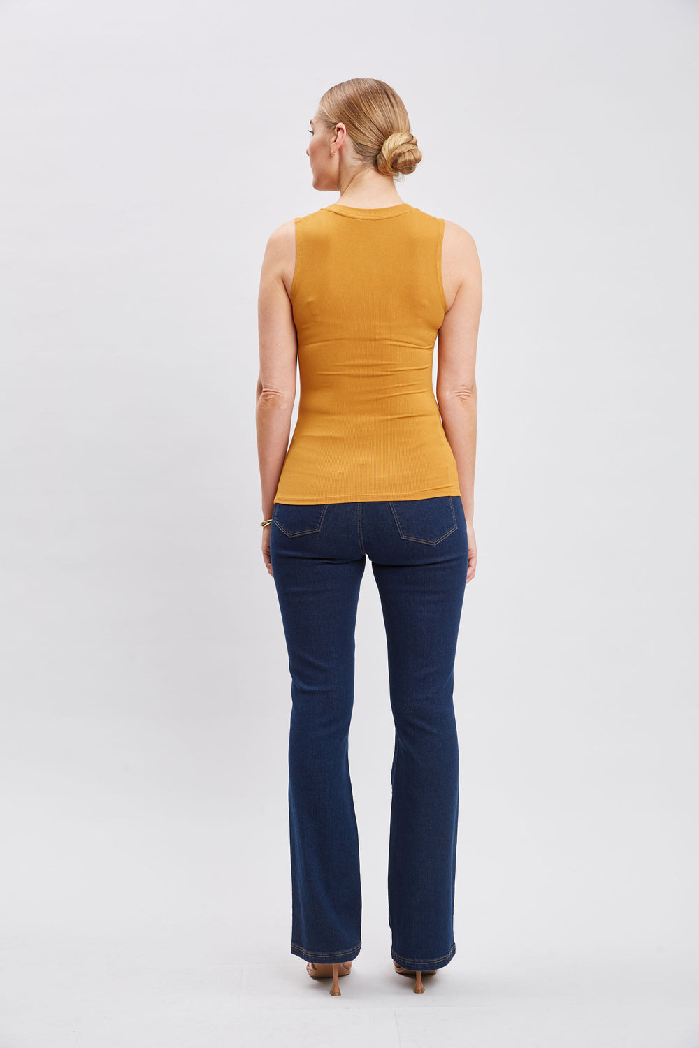 Fit & Flare Jeans | Elie Tahari DARK WASH