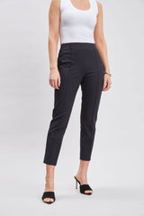 Contour Slim Cropped Pant | Elie Tahari BLACK