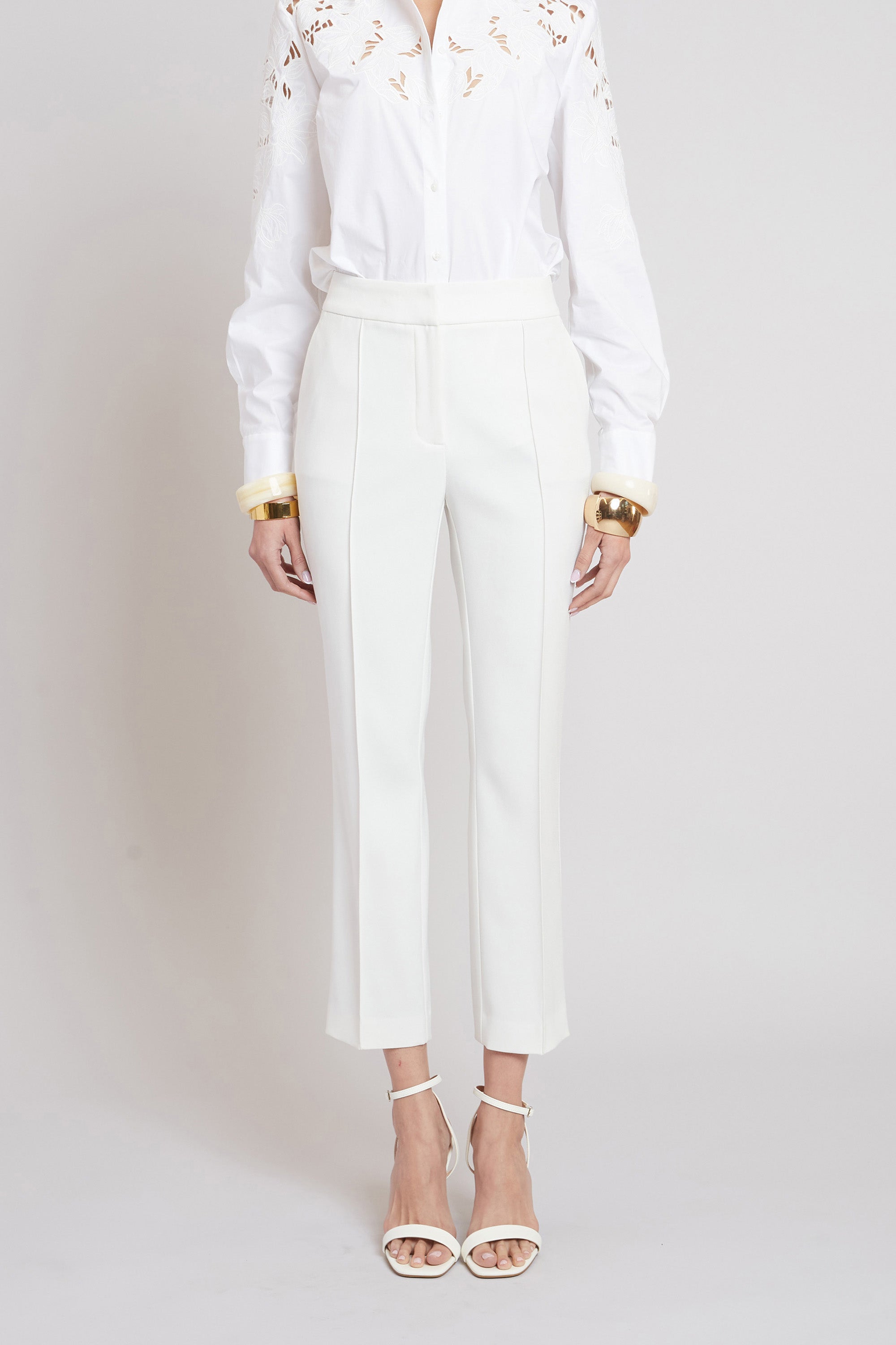 Micro Flare Crepe Pant | Elie Tahari FOAM