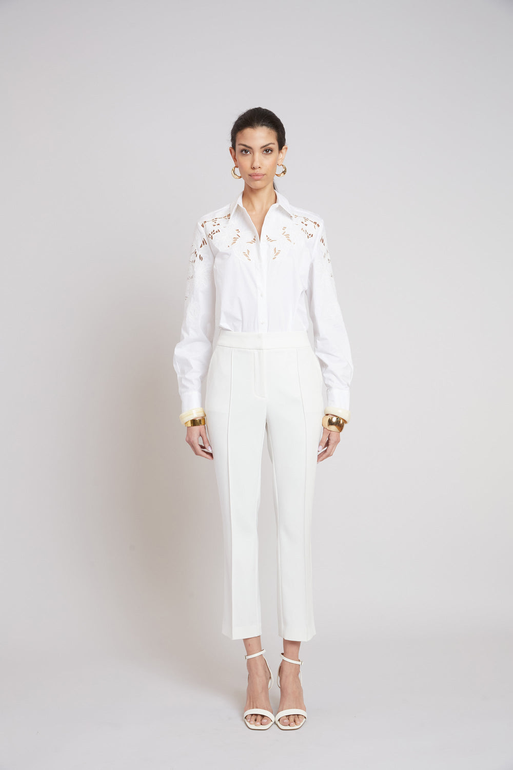 Micro Flare Crepe Pant | Elie Tahari FOAM