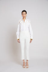 Micro Flare Crepe Pant | Elie Tahari FOAM